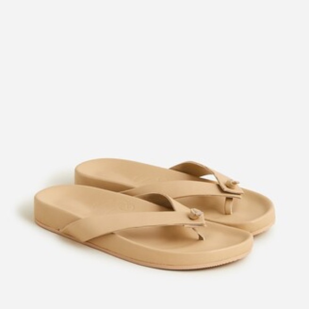 J. CREW Pacific Leather Thong Sandals SIZE 7 NWT
